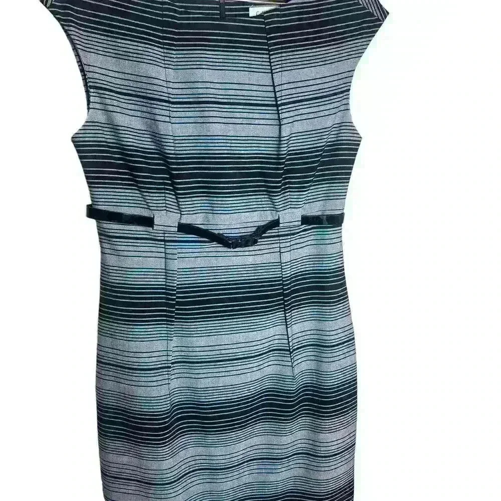 Calvin klein wear to work dress size 4 in excellent condition with waist elt - Picture 1 of 5